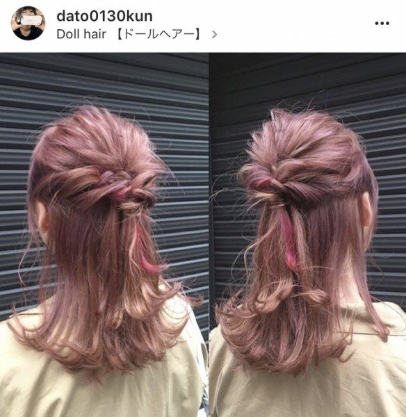 ピンク髪ってめっちゃかわいいです 大阪 東心斎橋にある美容室 Doll Hair ドールヘアー ヘアサロン